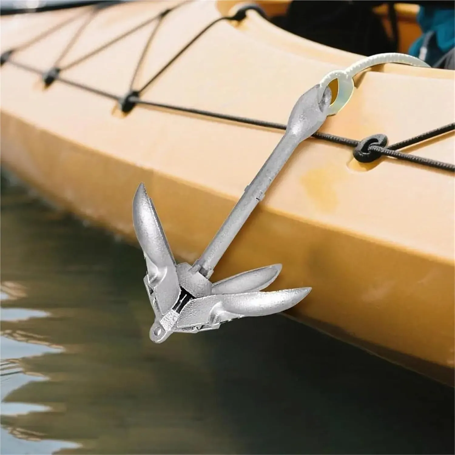 1 Set Anchoring Kit Fishing Kit Folding Retrievable Quick Release Boat Accessories for Lake Rafting