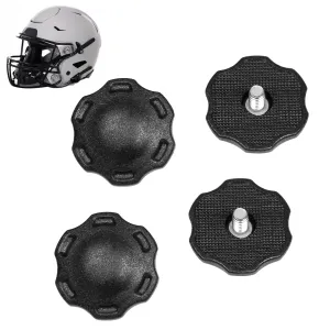 4 PCS Thumb Screws Compatible with Riddell SpeedFlex Football Helmet, Thumb Screws Used to Hold The Football Helmet Chinstrap Stabilization System, Suitable for Youth and Adult