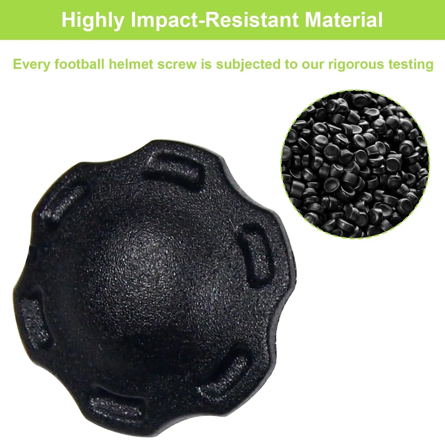 4 PCS Thumb Screws Compatible with Riddell SpeedFlex Football Helmet, Thumb Screws Used to Hold The Football Helmet Chinstrap Stabilization System, Suitable for Youth and Adult