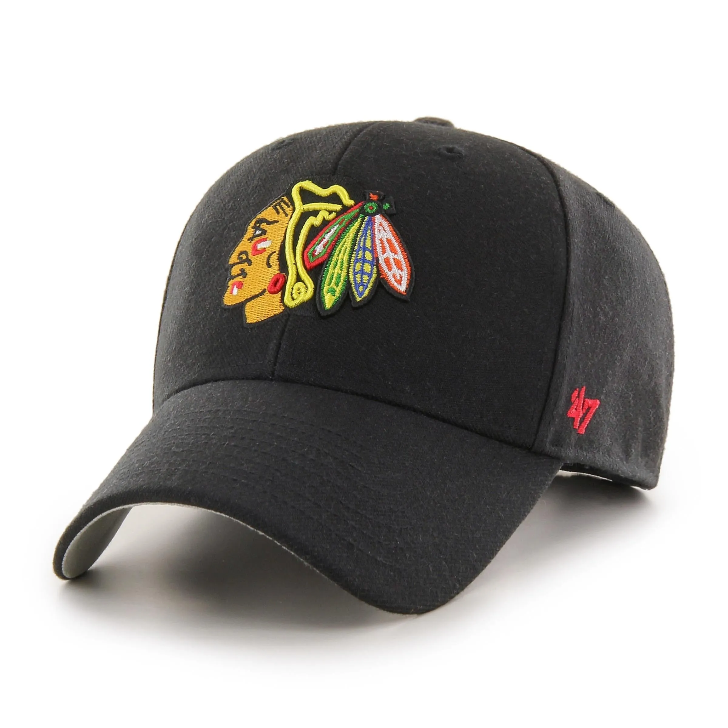 '47 - Chicago Blackhawks MVP Adjustable Cap - Blackk