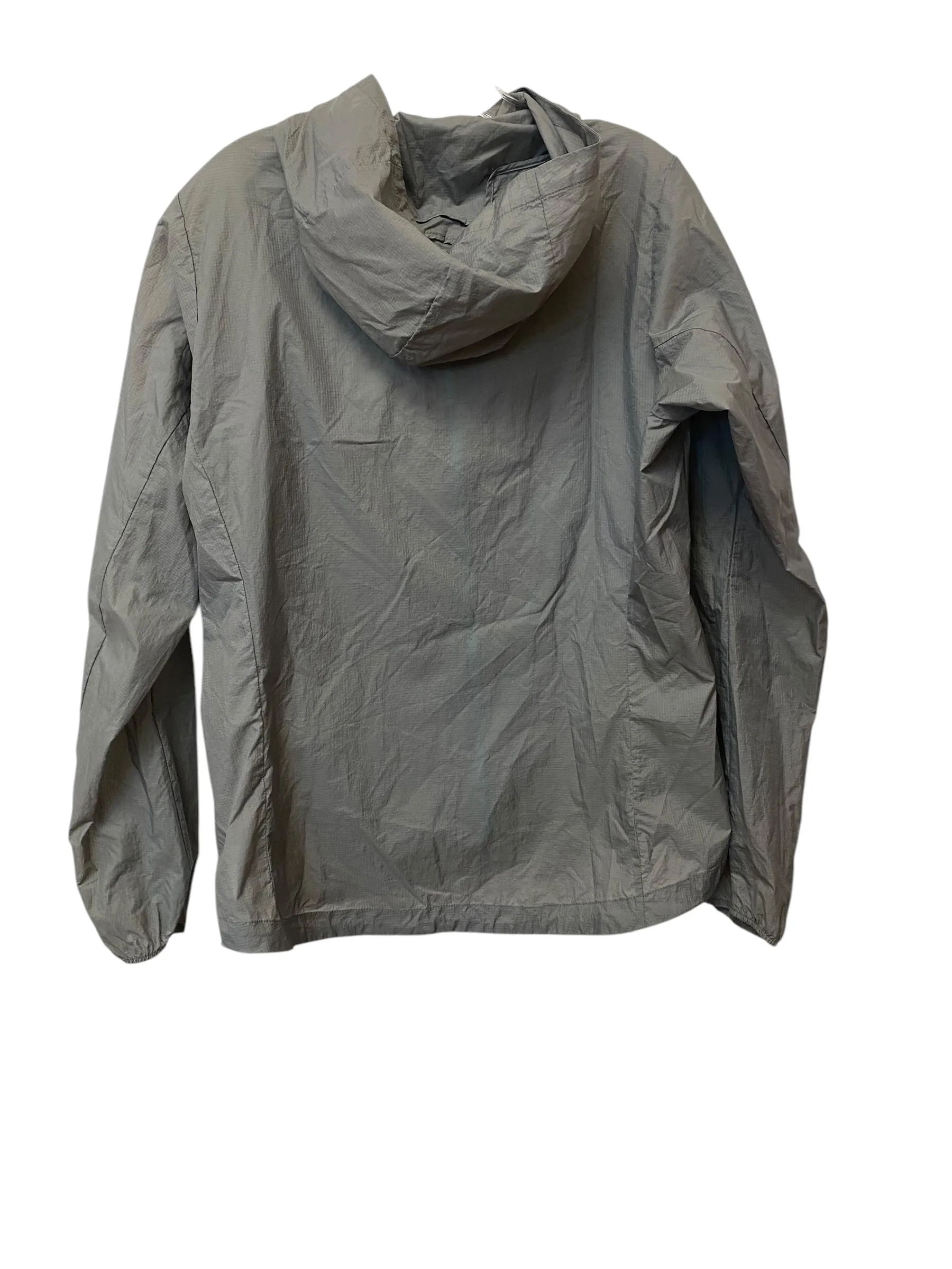 Athletic Jacket By Patagonia In Grey, Size: L