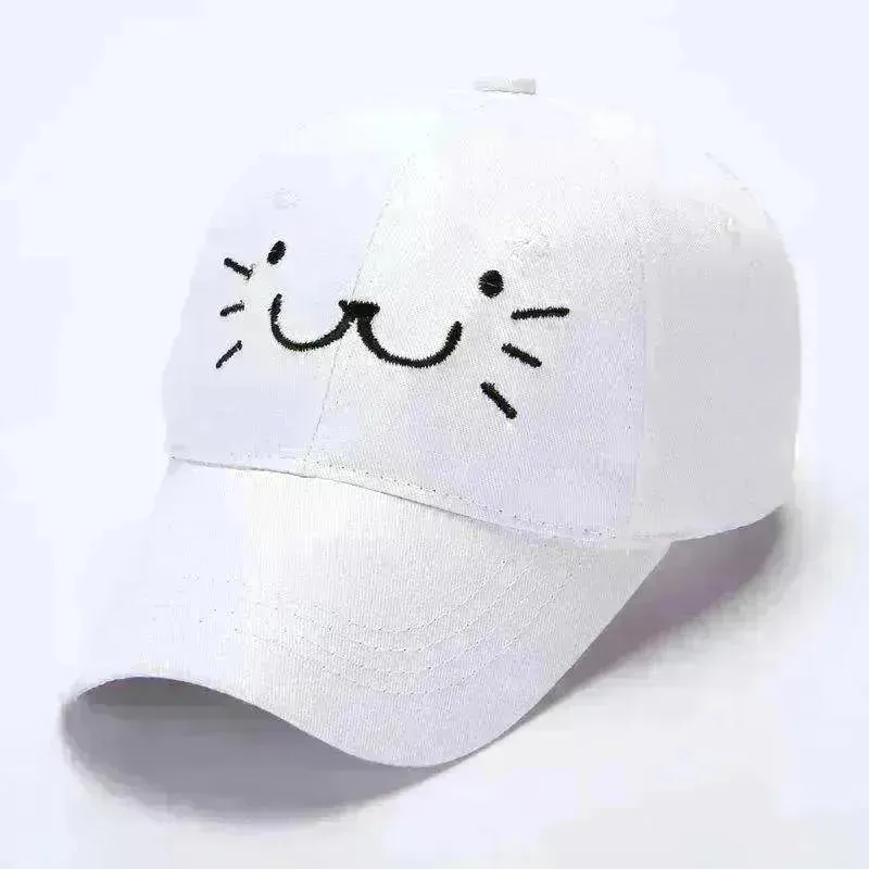 Baseball Korean Sunscreen Cute Kitten Cap