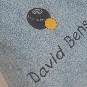 Bowls - Lawn Bowls Gym Towel - Personalised