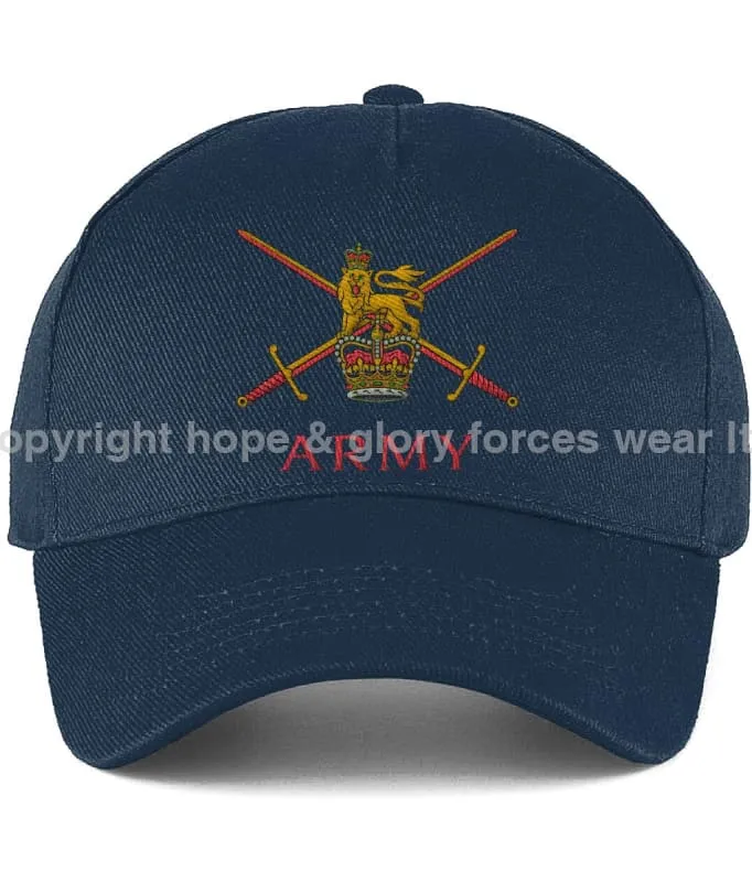 British Army Embroidered Ultimate Cotton Panel Cap