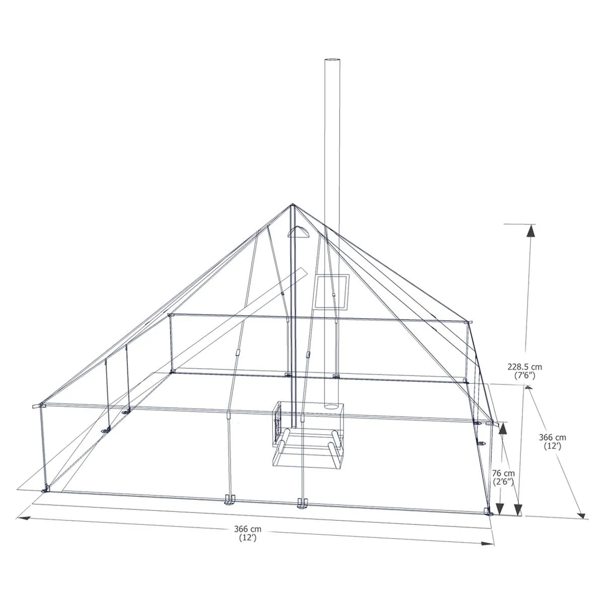 Classic Winter Hot Tent