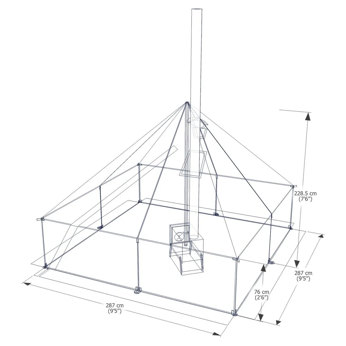 Classic Winter Hot Tent