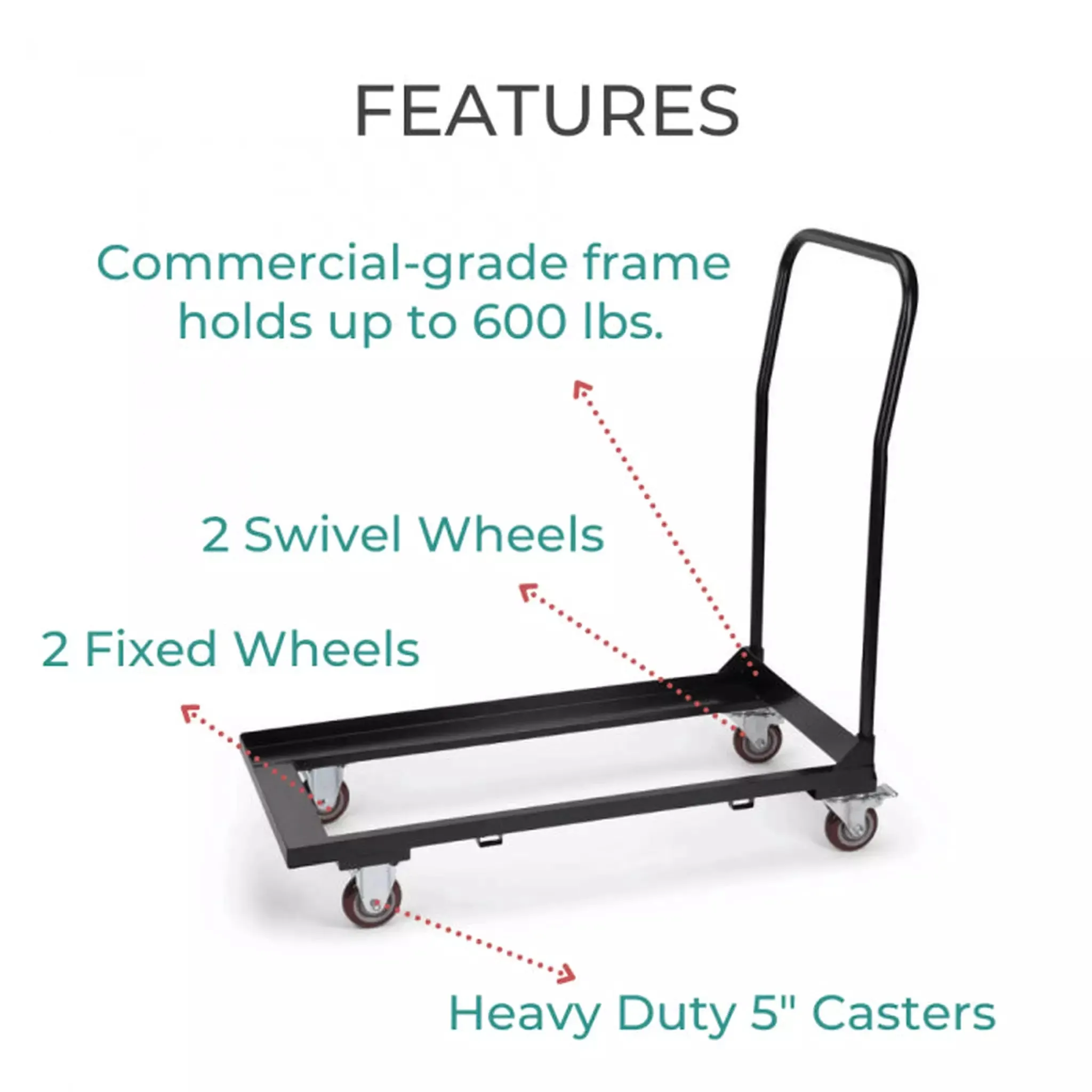 Folding Chair Dolly 600 lb.