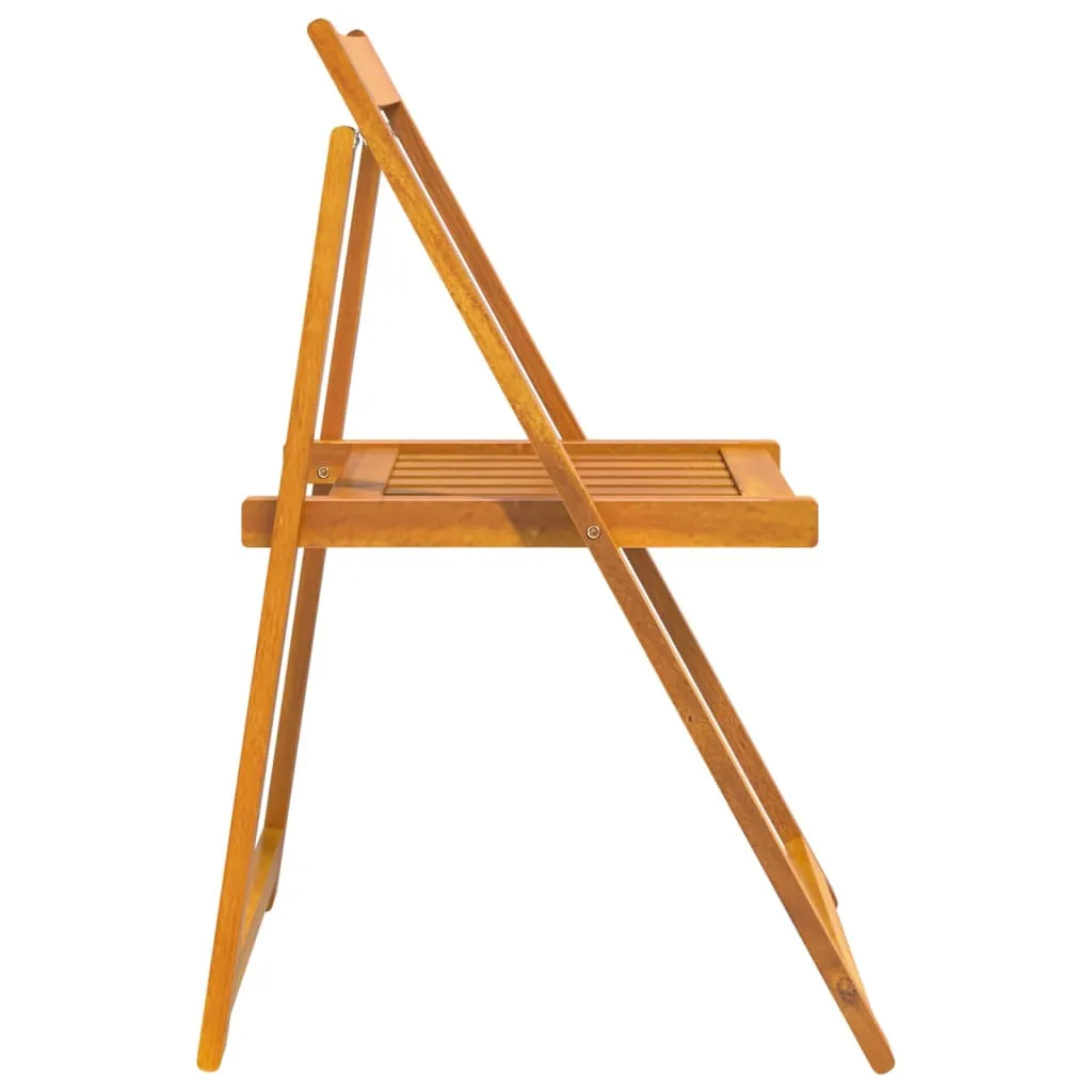 Folding Chair Patio Furniture Wooden Dining Chair Solid Wood Acacia
