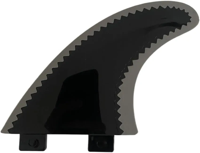G5 Soft top Surfboard Fins 50/50 Foil SUP Accessory Surf Fin Paddle Board Fin(1 Piece Gray Fin)