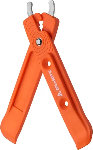 Granite Talon Bike Tire Levers with Bicycle Chain Master Link Pliers Function, Bike Chain Quick-Link Removing Tools, Bike Tool Kit for Mountain Bike, Road Bike, BMX Bike (Orange)