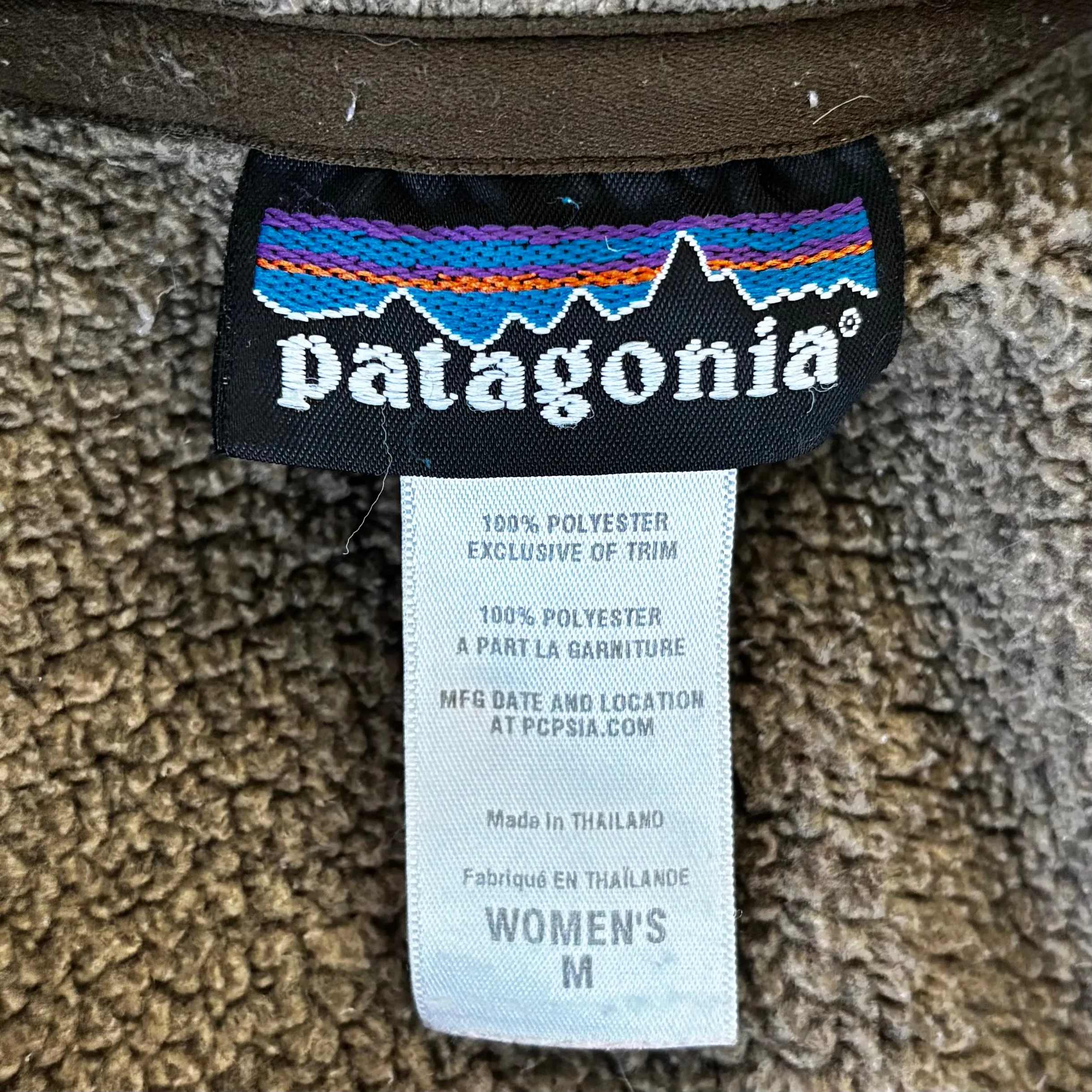Jacket Fleece By Patagonia In Brown, Size: M