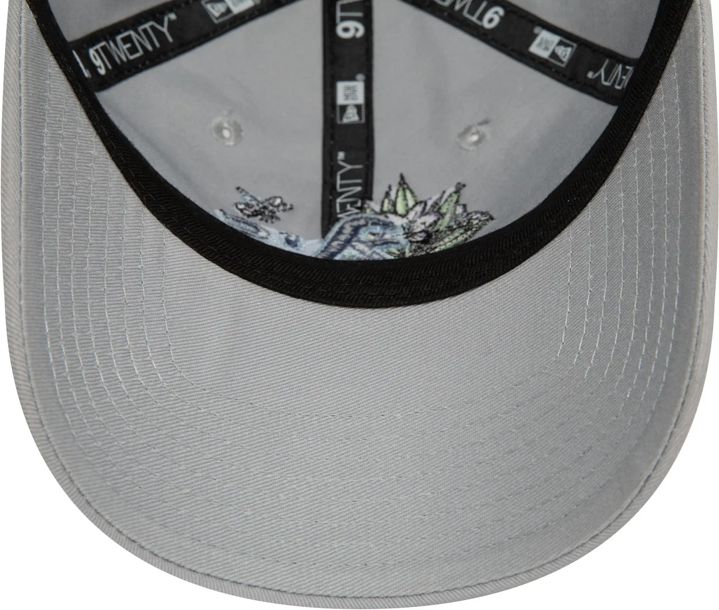 Oakland Athletic's New Era 9Twenty MLB Floral Grey Baseball Cap