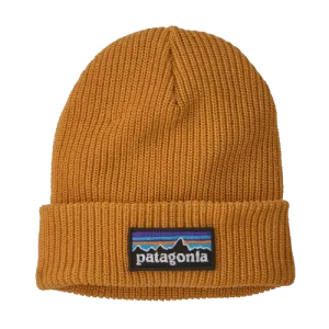 Patagonia Kids Logo Beanie P-6 Logo: Dried Mango