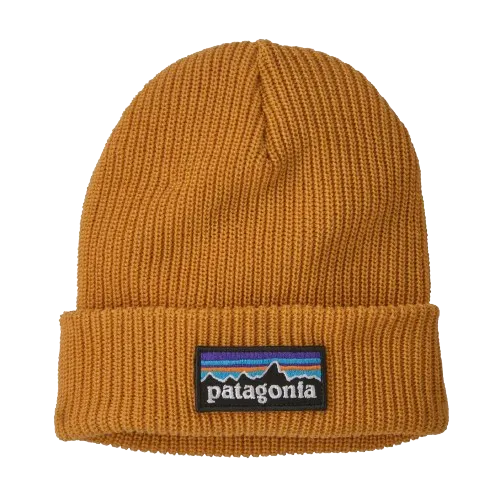 Patagonia Kids Logo Beanie P-6 Logo: Dried Mango