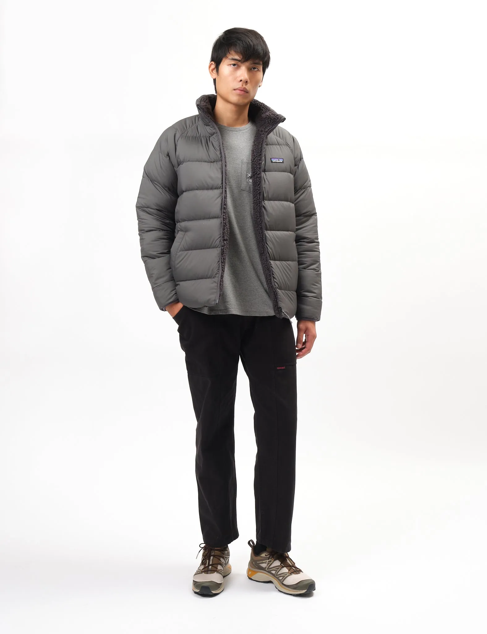 Patagonia Reversible Silent Down Jacket - Forge Grey