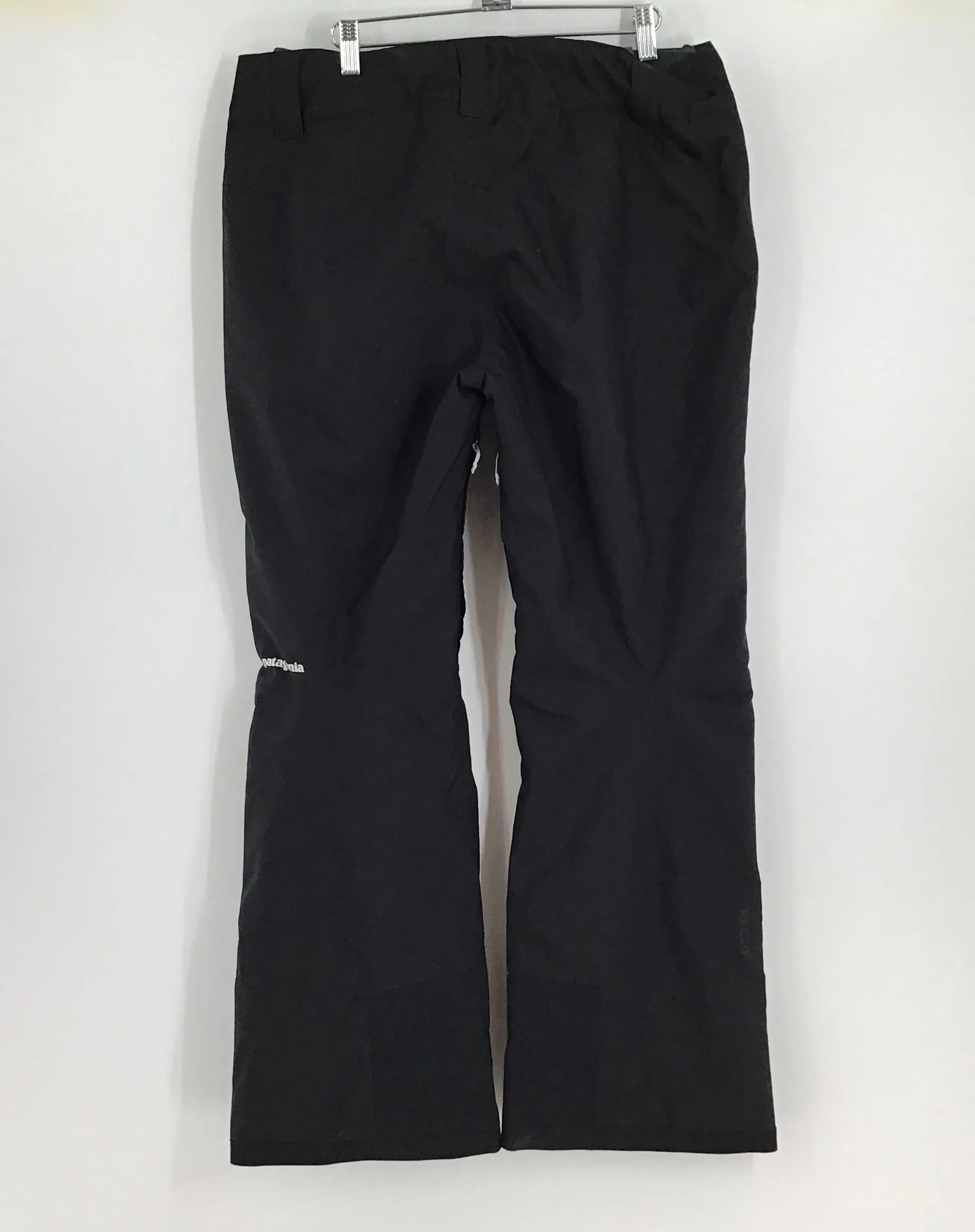 Patagonia Women's Black Straight Leg Ski Snow Pants - Size Large