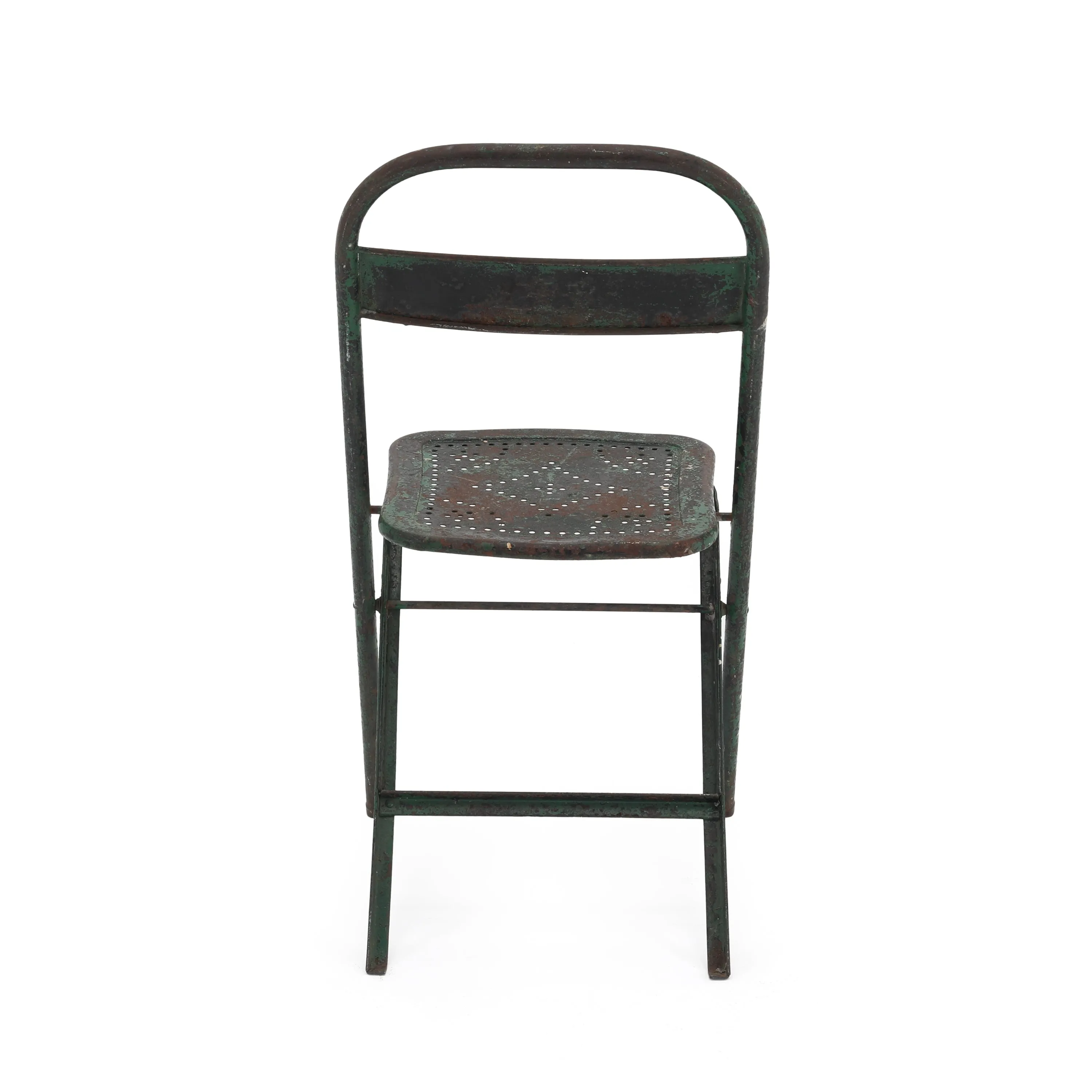 Rustic Green Folding Chair