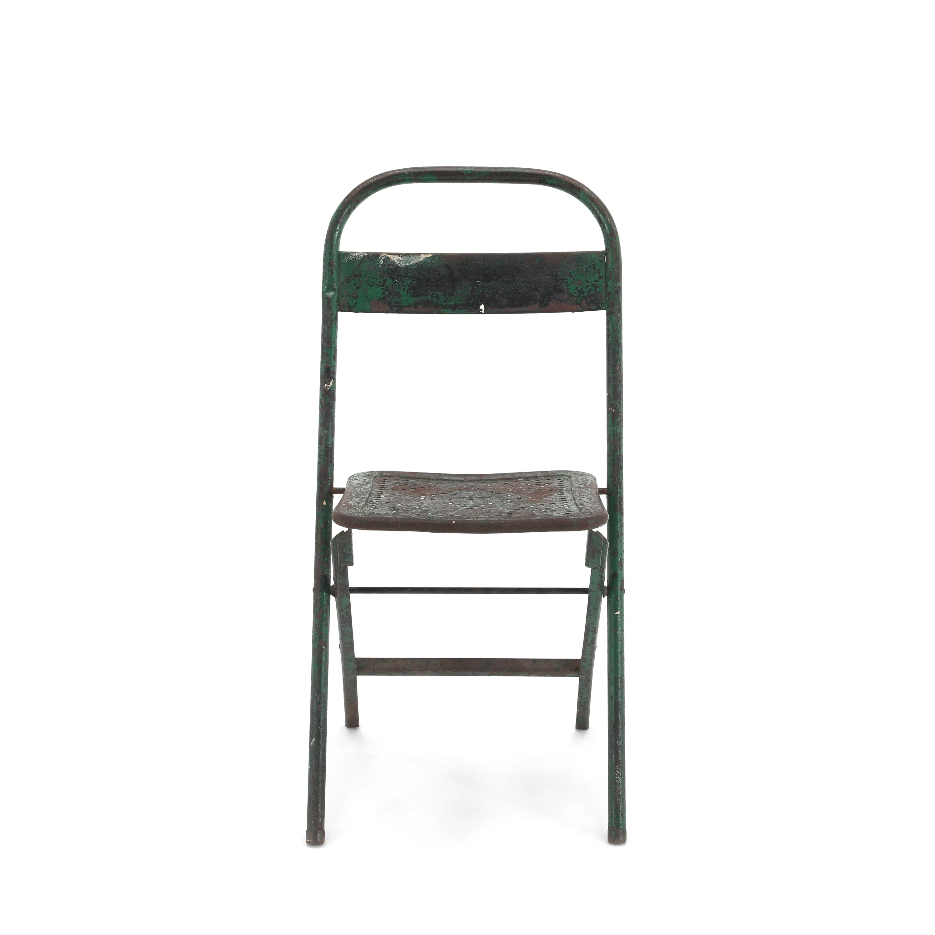 Rustic Green Folding Chair