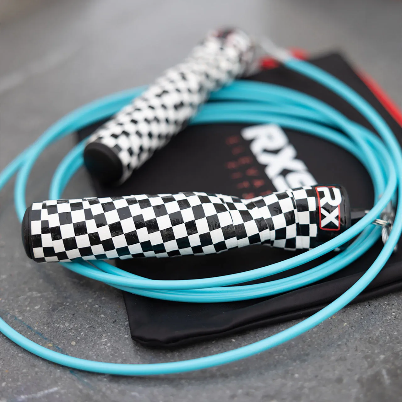 RXSG CustomFit Jump Rope Original Checker/Teal