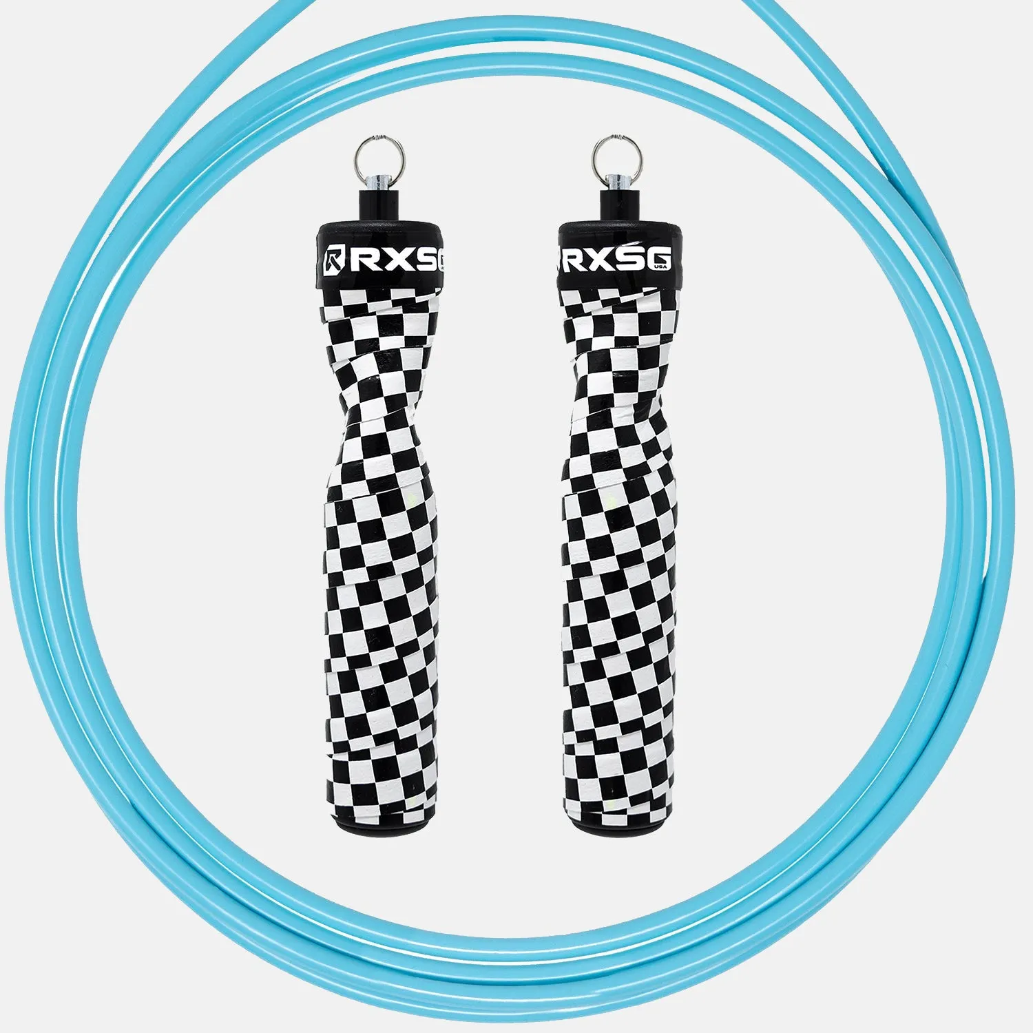 RXSG CustomFit Jump Rope Original Checker/Teal