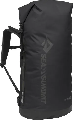 Sea to Summit Big River Dry Backpack with Adjustable Harness, 75 Liter, Jet Black
