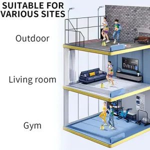 Smart Jump Rope Machine Black