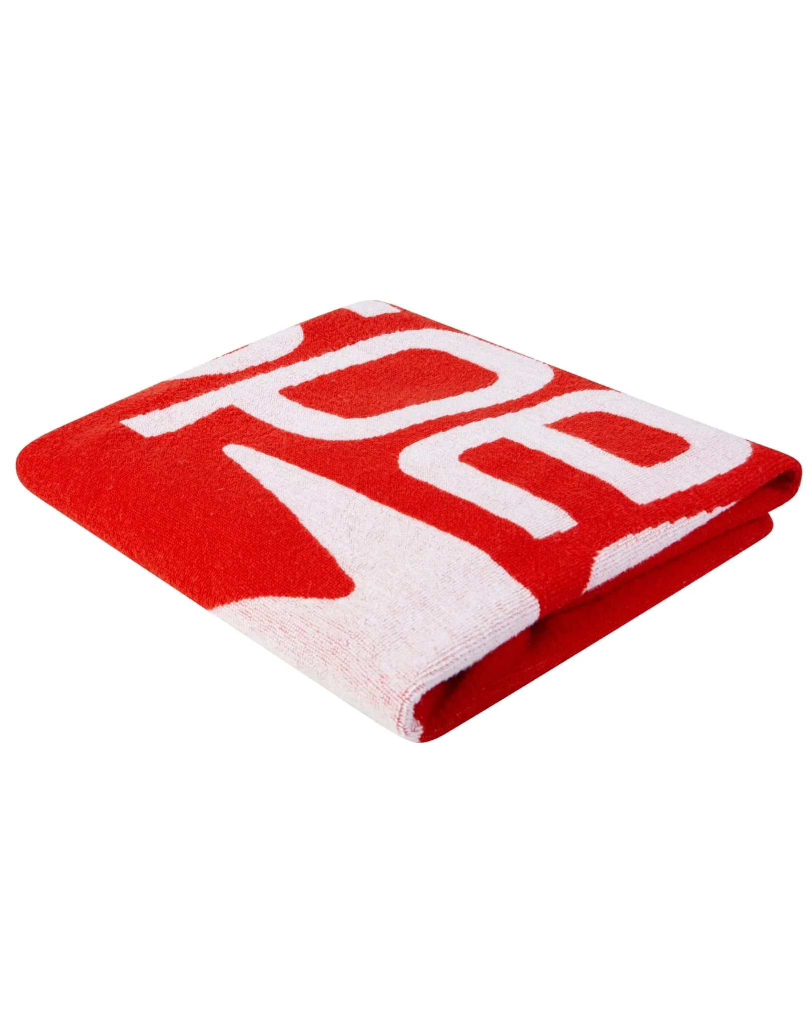 Speedo Logo Towel - Red/White