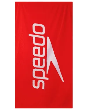 Speedo Logo Towel - Red/White