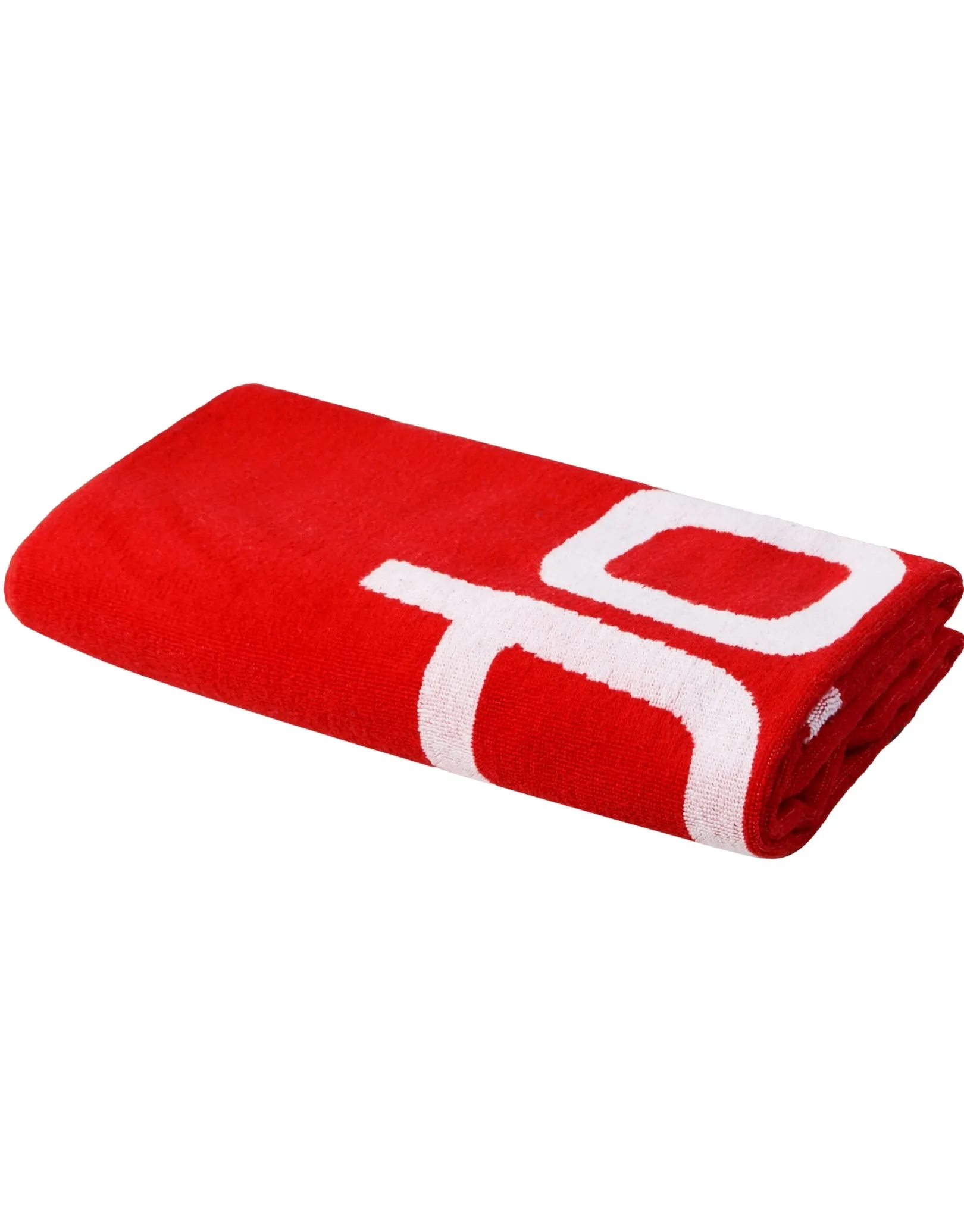 Speedo Logo Towel - Red/White