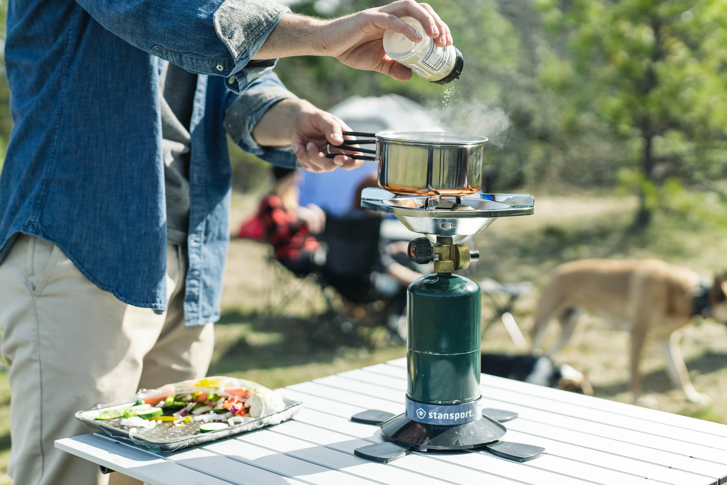 Stansport Single Burner Propane Stove Black