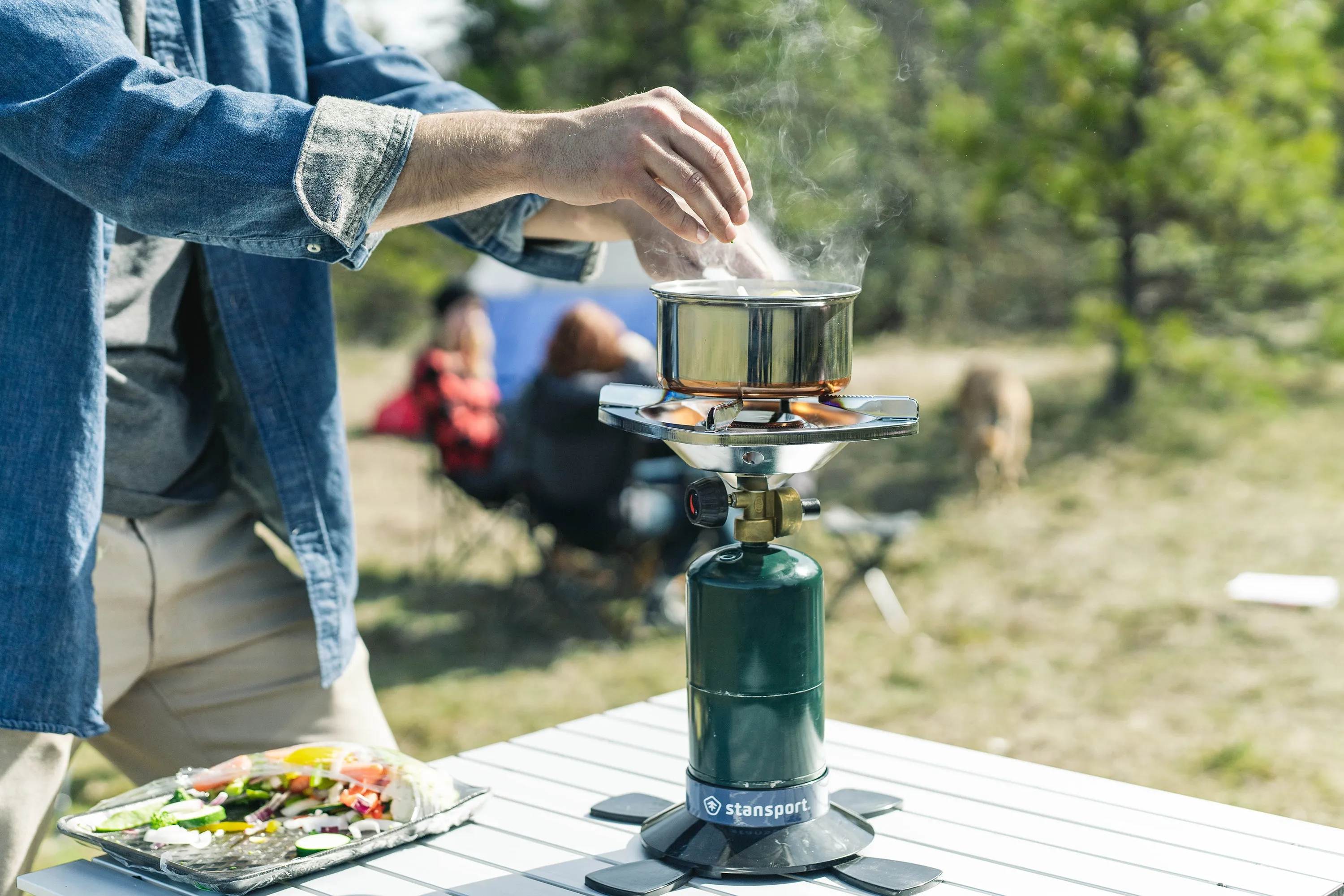 Stansport Single Burner Propane Stove Black
