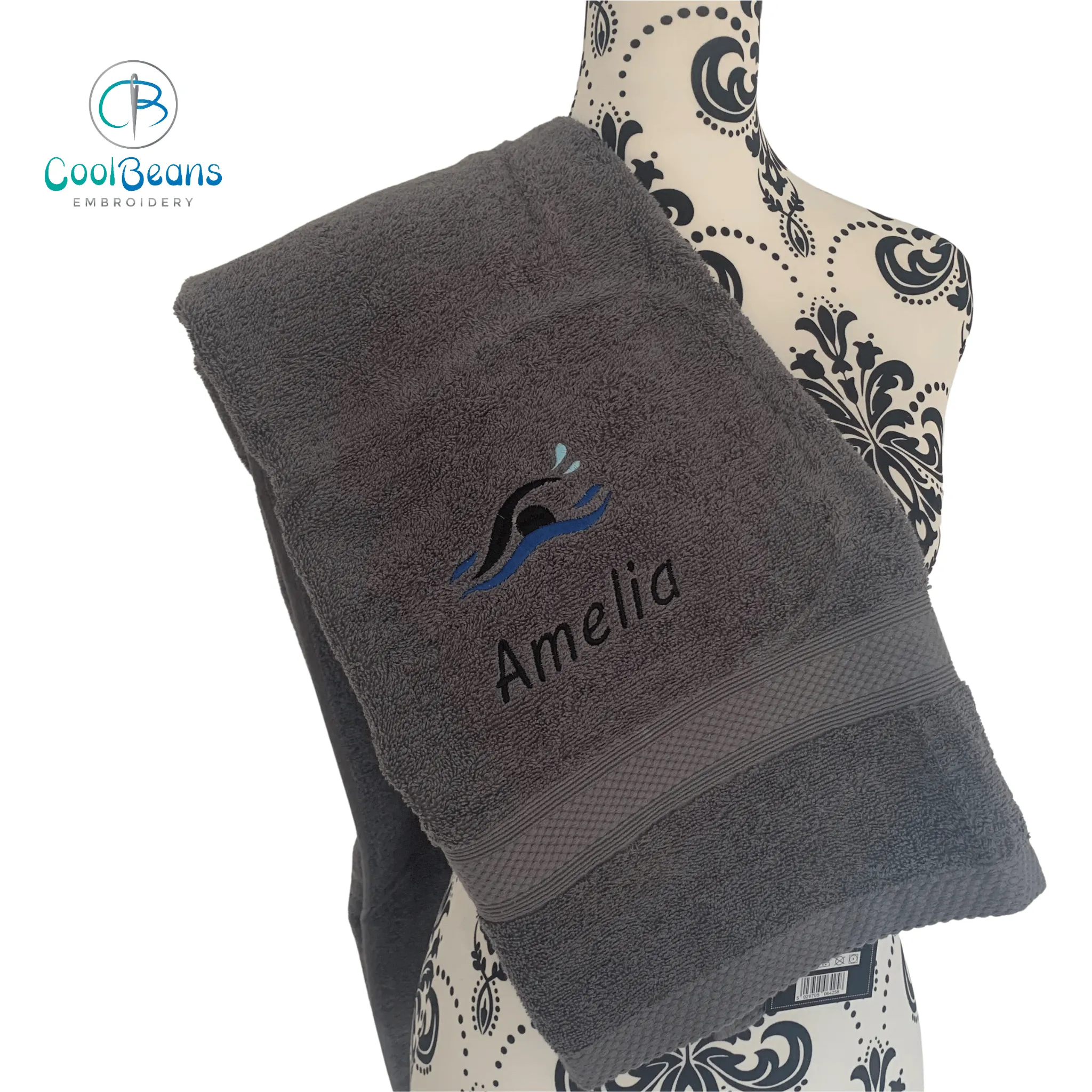 Swimmer Towel - Personalised