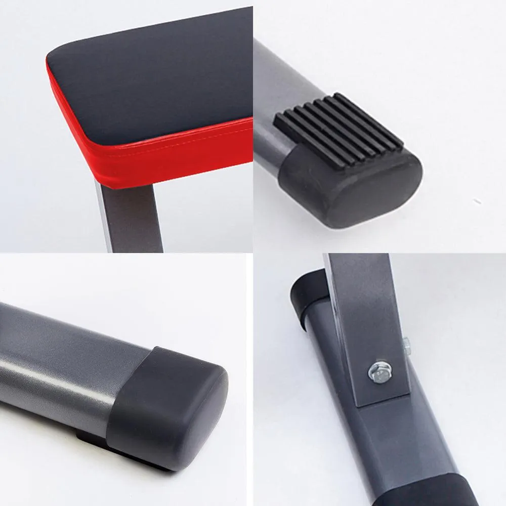 TnP Accessories Flat Bench (Black Red)