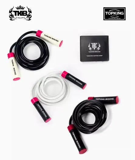 TOP KING TKSKR-03 Fitness Ball Bearing Weighted Skipping Jump Rope 3M 5 Colours