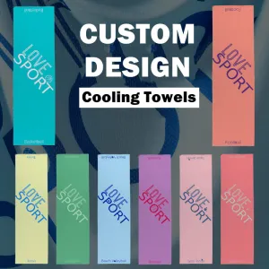 Wholesale Custom Design Promotional Cooling Towels
