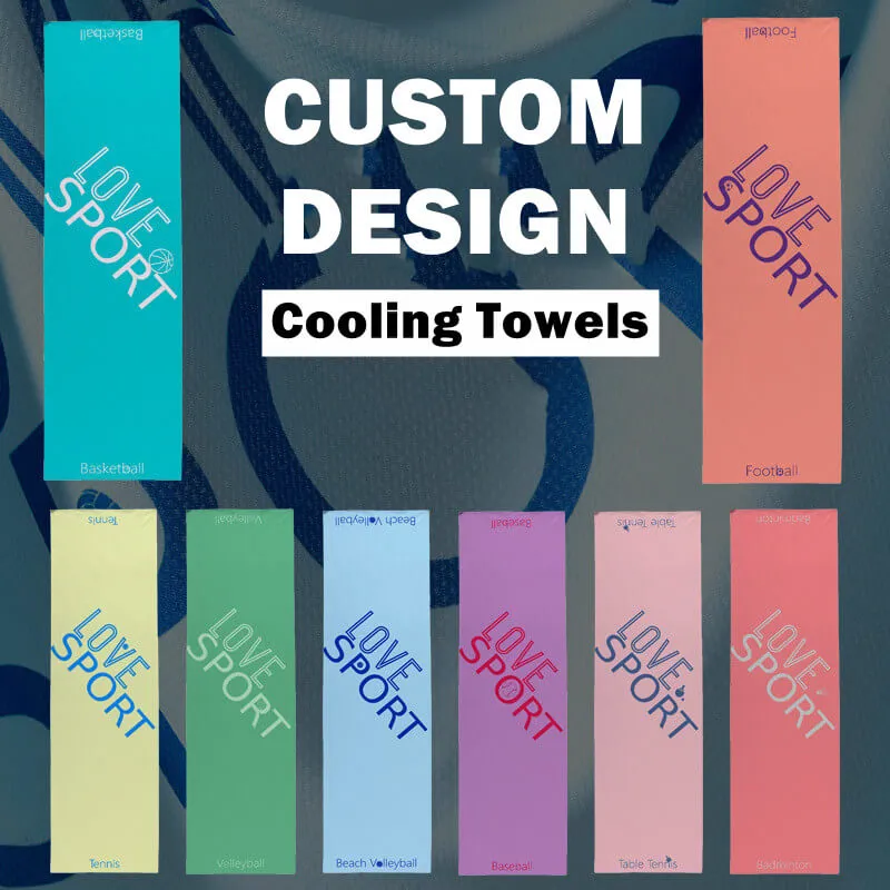 Wholesale Custom Design Promotional Cooling Towels