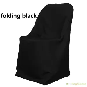 Wrinkle Free Knit Scuba Folding Chair Covers | White, Ivory, Black | Scuba Chair Covers |
