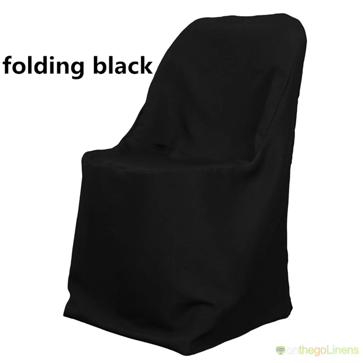 Wrinkle Free Knit Scuba Folding Chair Covers | White, Ivory, Black | Scuba Chair Covers |